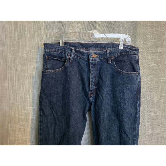 Men's Wrangler Jeans Regular Fit Size 36x29 Blue‎ - Picture 3 of 6